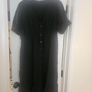 Madewell gauze tiered dress